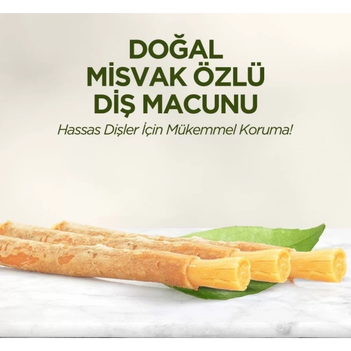 Üreticiniz Doğal Diş Macunu 90 Gr Misvak Özlü
