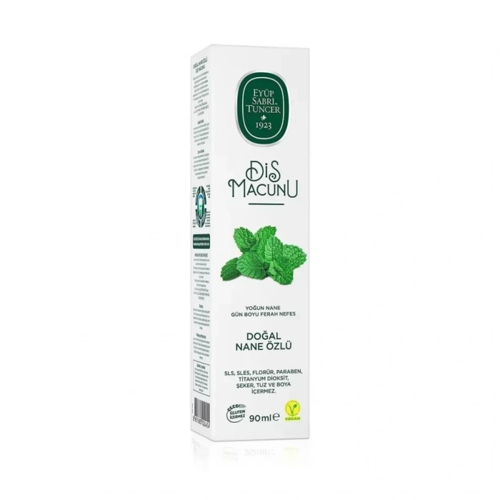 Üreticiniz Doğal Diş Macunu 90 Gr Nane Özlü