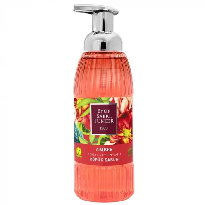 Üreticiniz Doğal Zeytinyağlı Köpük Sabun 500 Ml Amber