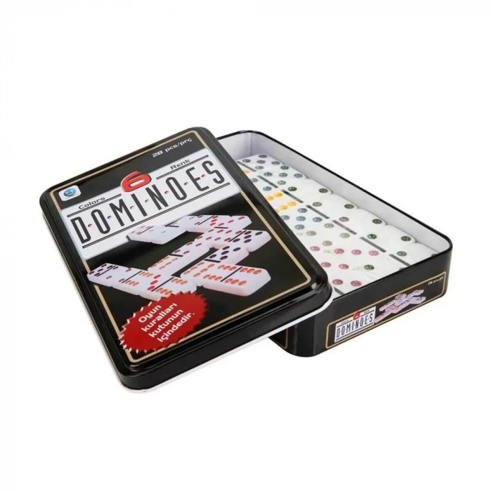 Üreticiniz Domino Oyunu 28 Li Renkli Taşlar S00001352