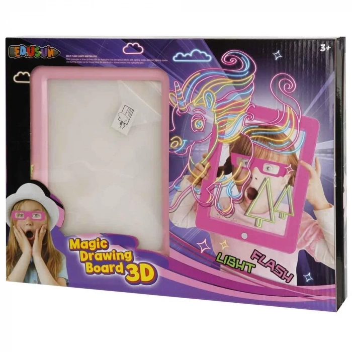 Üreticiniz Doodle 3d Sihirli Çizim Tahtası Pembe Veya Beyaz