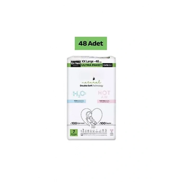 Üreticiniz Double Soft Bebek Bezi Ultra Paket 7 Beden 48 Adet