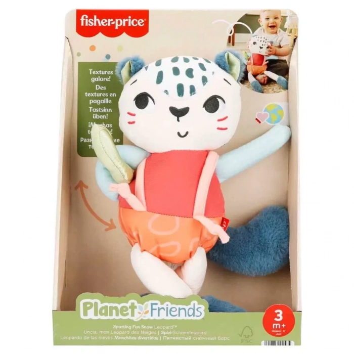 Üreticiniz Eğlenceli Dostum Kar Leoparı Peluş Hkd64