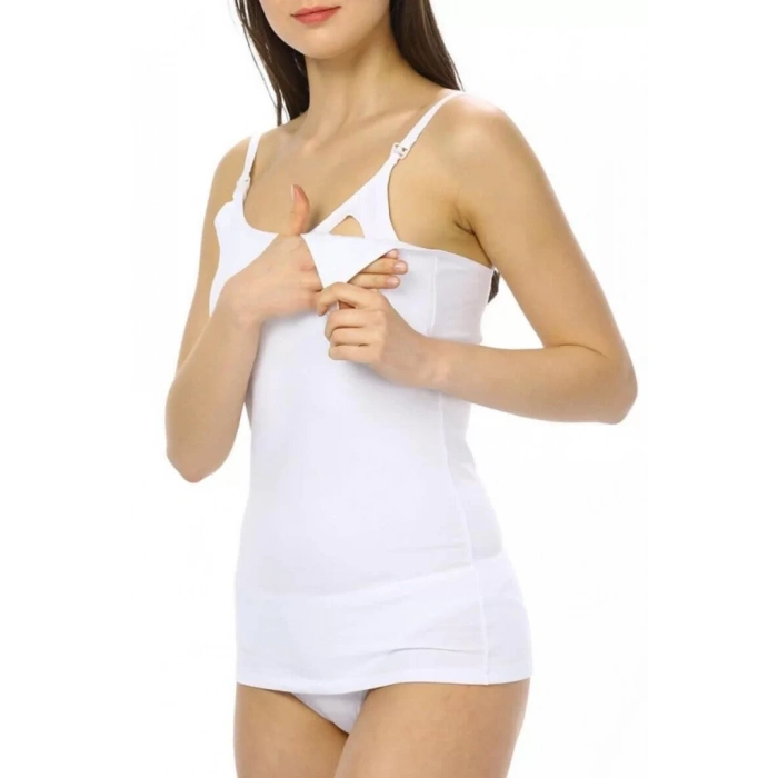 Üreticiniz Emzirme Atleti 1268 White