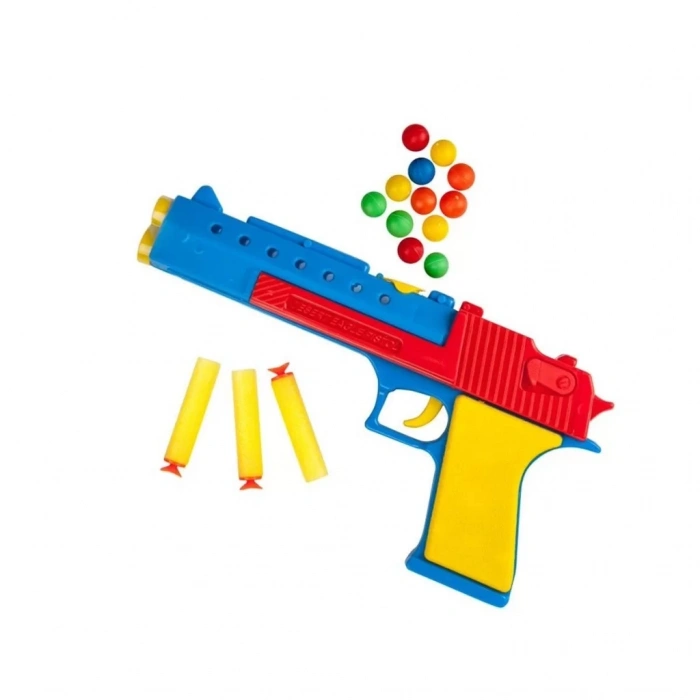 Üreticiniz Er-132 Dart Ve Top Atan Desert Eagle Tabanca  - Erdem Oyuncak
