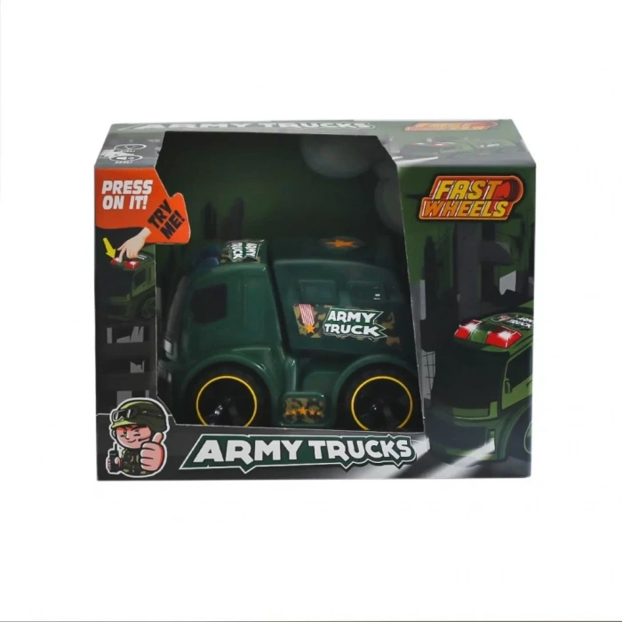 Üreticiniz Er-246 Fast Wheels Asker Kamyonu -erdem Oyuncak