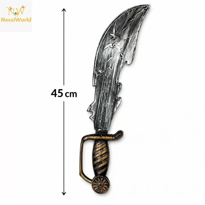 Üreticiniz Eskitme Detaylı Plastik Korsan Kılıcı 45 Cm