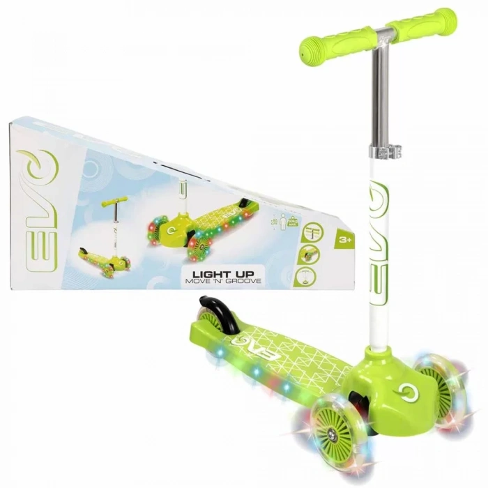 Üreticiniz Evo Scooter 3tkr Işıklı Max 50kg Yeşil