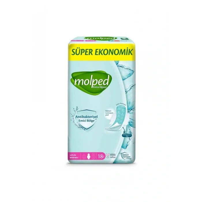 Üreticiniz Extra Hijyen Uzun Ped Süper Eko 18 Adet