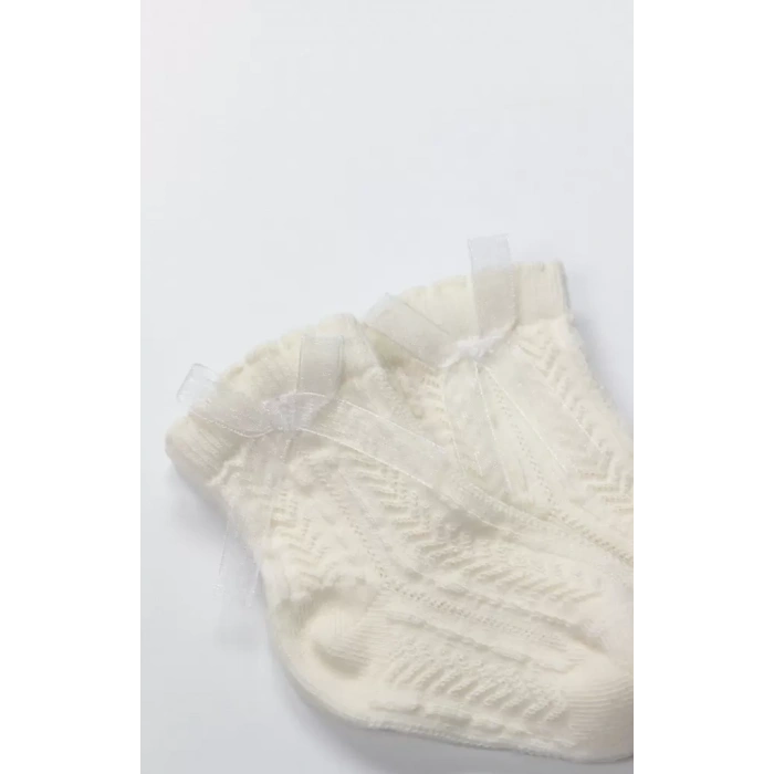 Üreticiniz Fiyonklu Penye Soket Çorap 2li 10150 Naturel