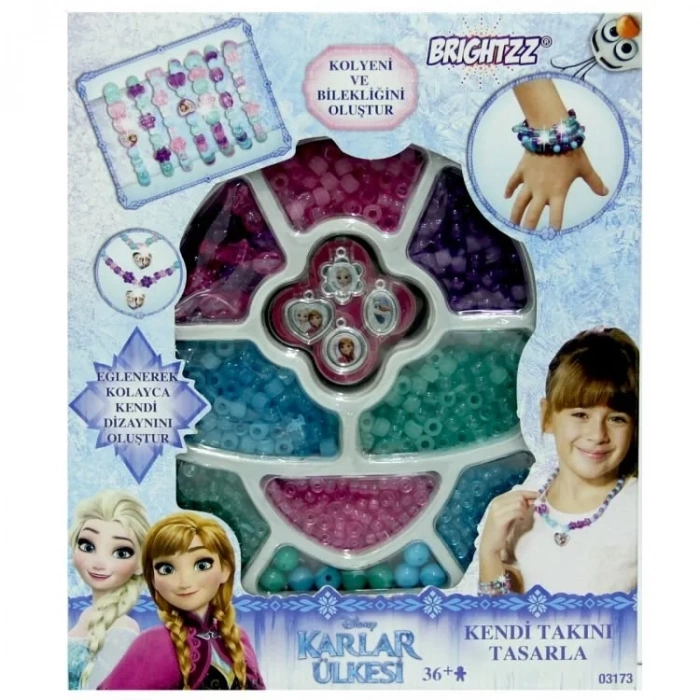 Üreticiniz Frozen Boncuk Takı Seti