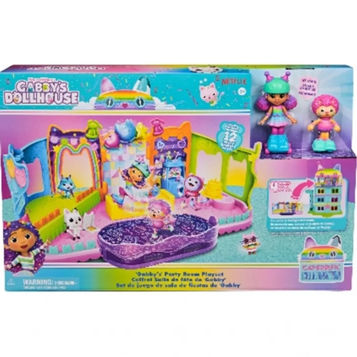Üreticiniz Gabby Dollhouse Parti Salonu Oyun Seti 6069755
