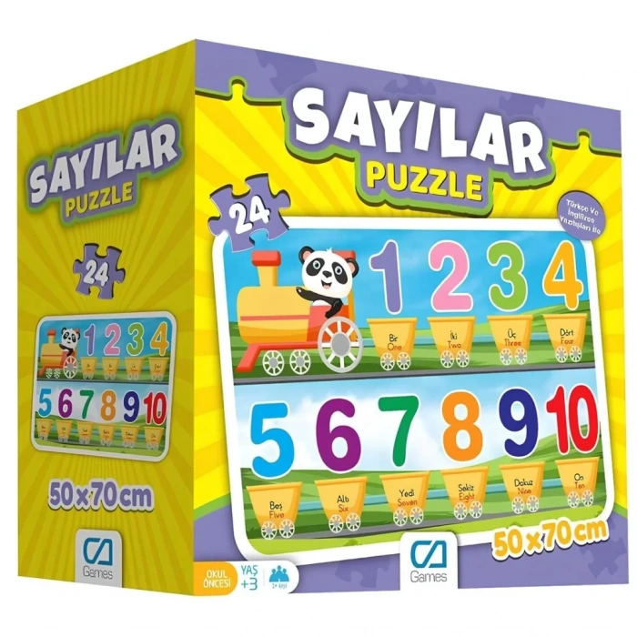 Üreticiniz Games Sayılar Puzzle 24 Parça 5134