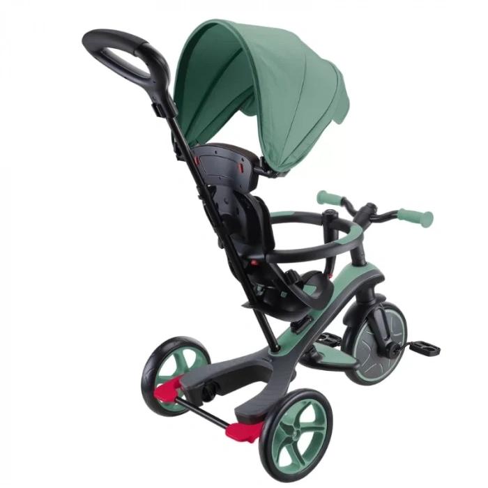 Üreticiniz Globber Explorer 4in1 Trike Bisiklet Zeytin Yeşili