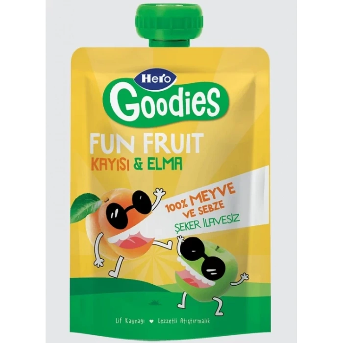 Üreticiniz Goodies Kayısı Elma Havuç 100 Gr
