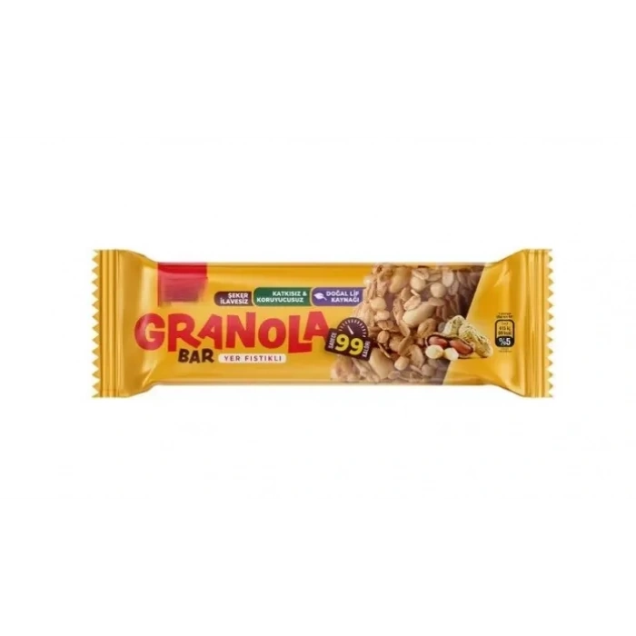 Üreticiniz Granola Bar 25 Gr Fıstık