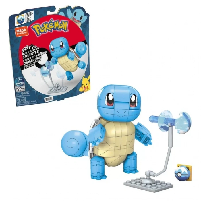 Üreticiniz Gyh00  Squirtle - Yap Ve Oyna Figürler 199 Parça +7 Yaş