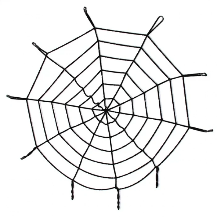 Üreticiniz Halloween Cadılar Bayramı Örümcek Ağ Dekor Siyah 1.5 Metre
