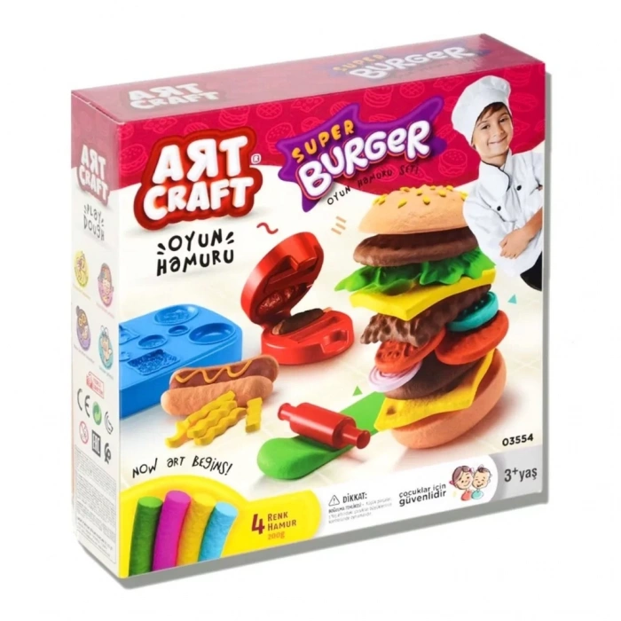 Üreticiniz Hamburger Oyun Hamuru Seti