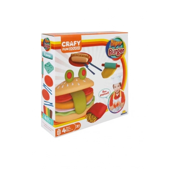 Üreticiniz Hamur Seti Kçk Süper Burger Fast Food 4x50