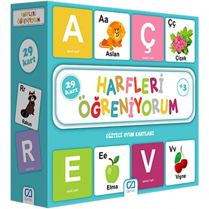 Üreticiniz Harfleri Öğreniyorum Eğitici Set