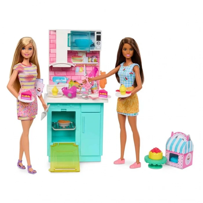 Üreticiniz Hjy94  Brooklyn Ve Malibu Pasta Yapıyor Oyun Seti