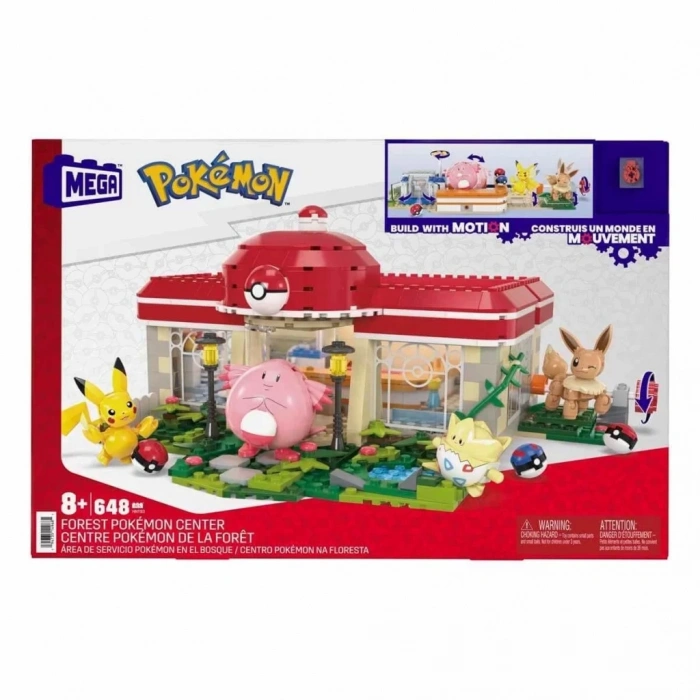 Üreticiniz Hnt93 Mega Pokémon™ Pokémon Dinlenme Tesisi 648 Parça +8 Yaş