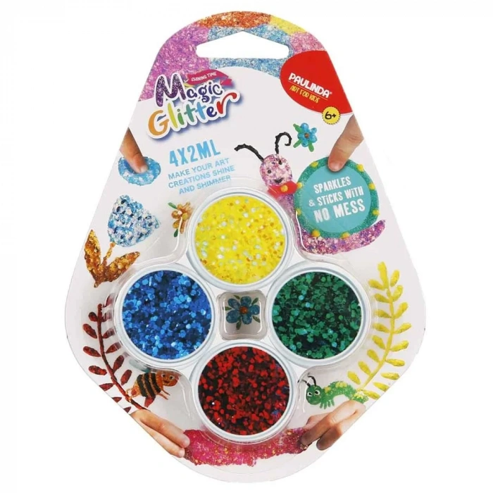 Üreticiniz Hobi Set Magic Glitter 4x2ml Krtl