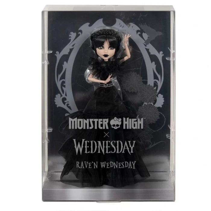 Üreticiniz Hxj03 Monster High Wednesday Balo Elbiseli Bebek