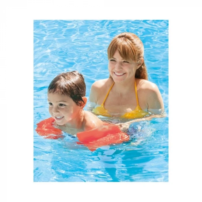 Üreticiniz Intex Çift Boğumlu Kırmızı Kolluk 25x17 Cm (6-12 Yaş)