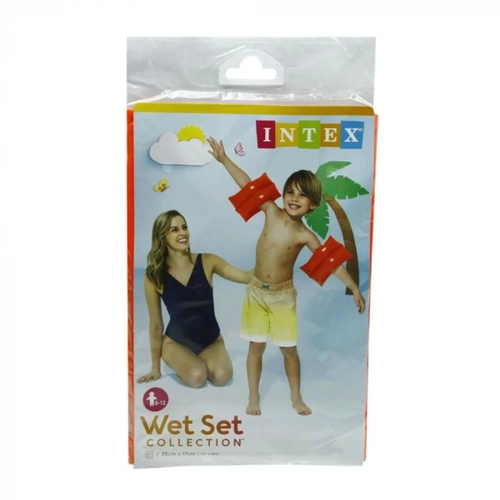 Üreticiniz Intex Çift Boğumlu Kırmızı Kolluk 25x17 Cm (6-12 Yaş)