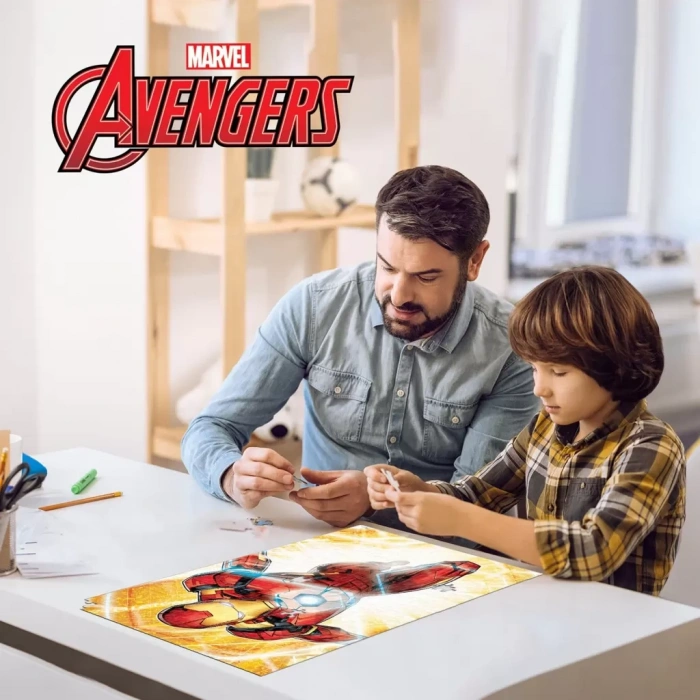 Üreticiniz Iron Man 300 Parça Puzzle 35585 - Metal Kutu