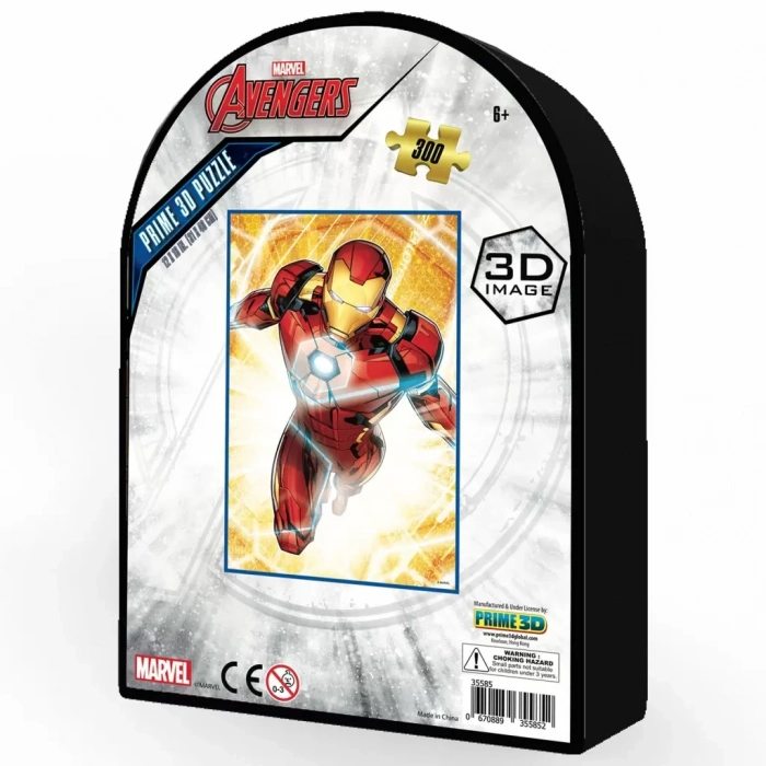 Üreticiniz Iron Man 300 Parça Puzzle 35585 - Metal Kutu