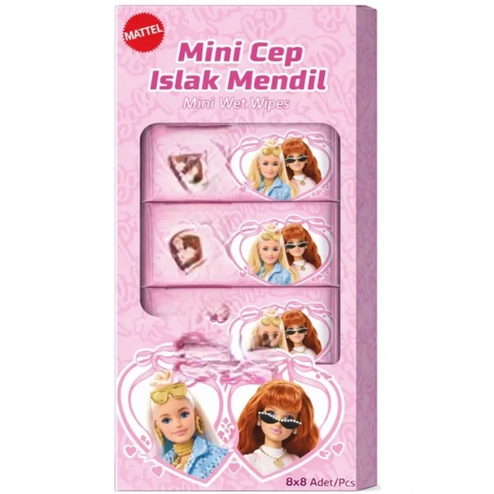 Üreticiniz Islak Mini Cep Mendili 8li