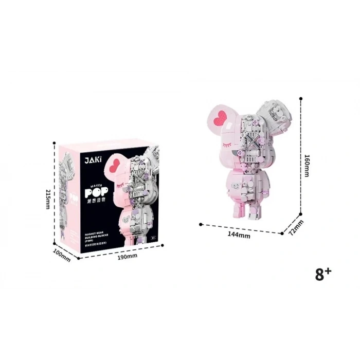 Üreticiniz Jk6250-2 Maker Pop Mıknatıslı Siyah Blok -zrv
