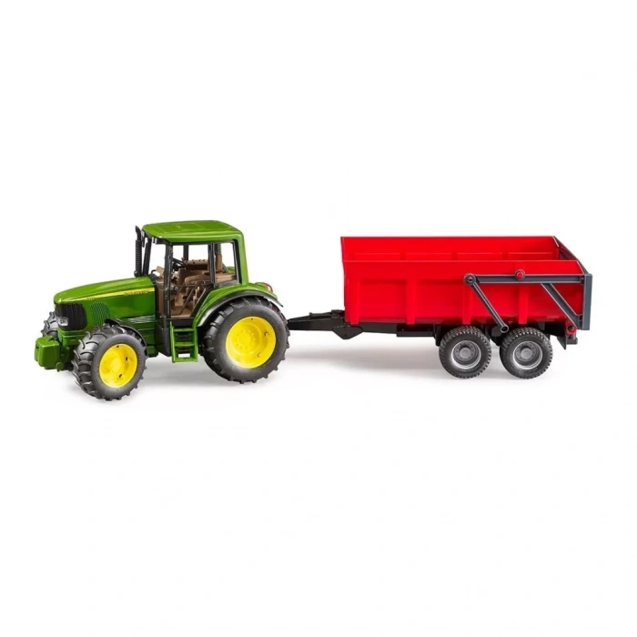 Üreticiniz John Deere 6920 Traktör Ve Kırmızı Römorku