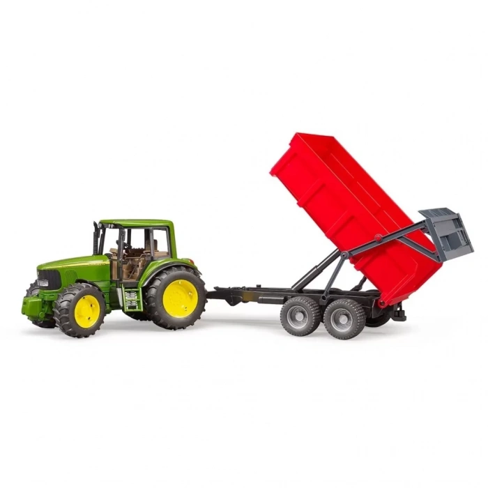 Üreticiniz John Deere 6920 Traktör Ve Kırmızı Römorku