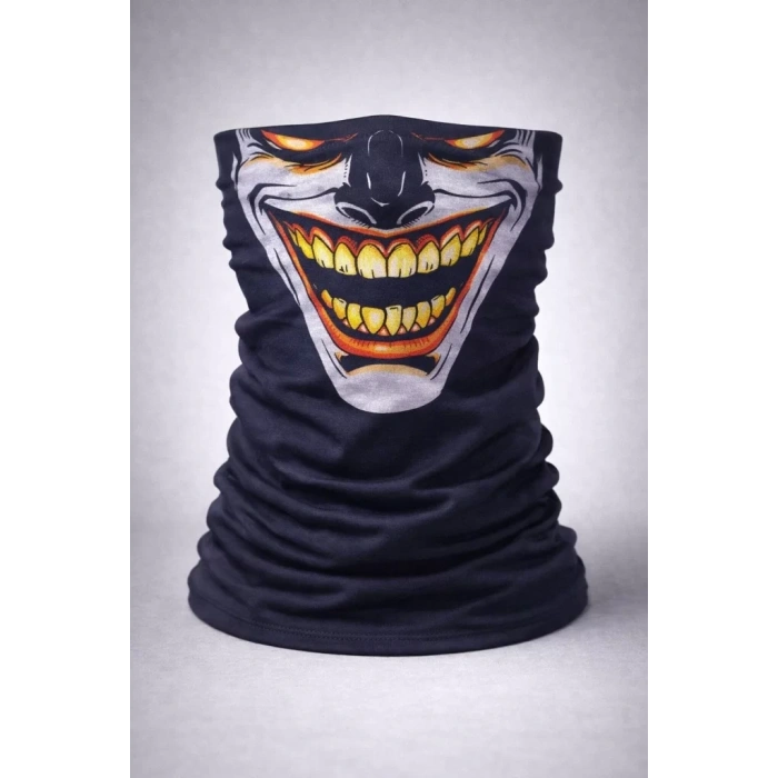 Üreticiniz Joker Gülüşlü Maske – Çok Amaçlı Boyunluk Bandana 3 No