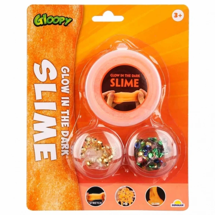 Üreticiniz Karanlıkta Parlayan Turuncu Slime