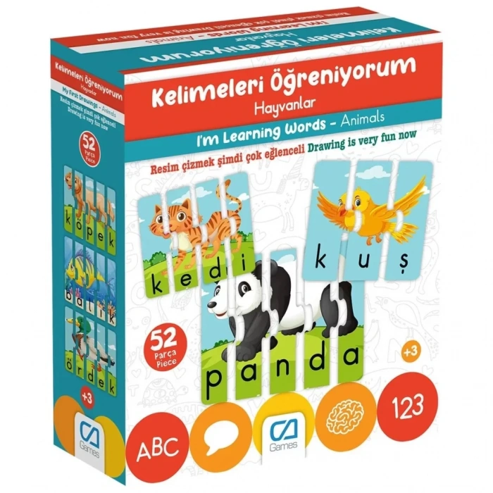 Üreticiniz Kelimeleri Öğreniyorum Hayvanlar