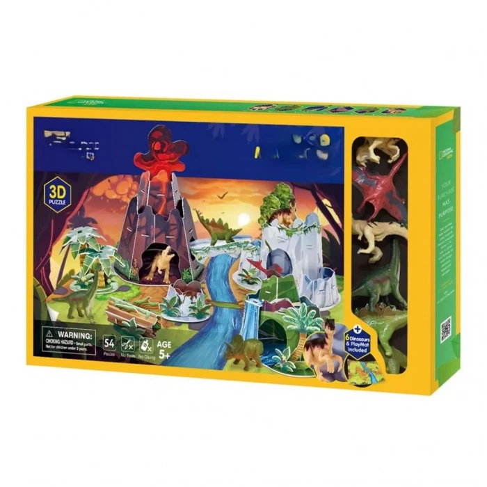 Üreticiniz Kids Dinozor Oyun Seti 3d Puzzle
