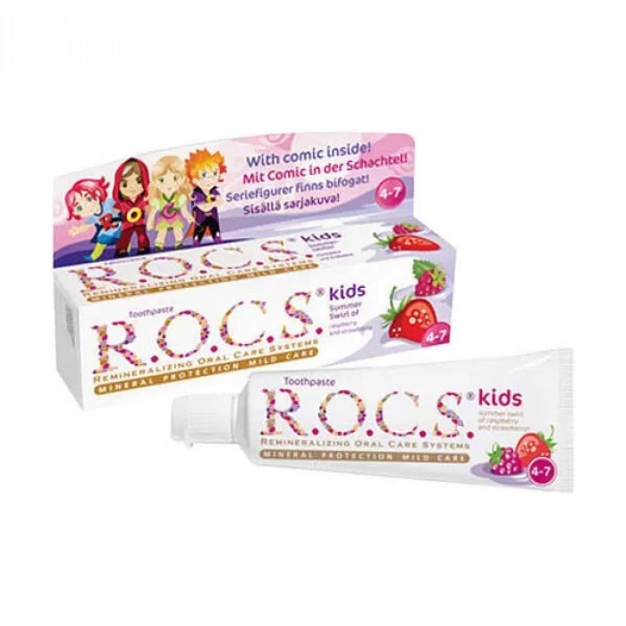 Üreticiniz Kids Diş Macunu 35ml 4-7 Yaş Ahududu