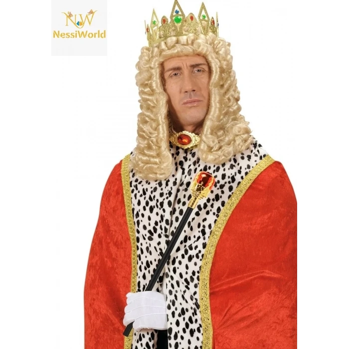 Üreticiniz Kırmızı Topuzlu Kral Asası Kraliyet Asası 40 Cm