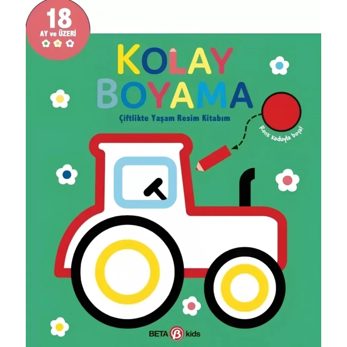 Üreticiniz Kolay Boyama Çiflikte Yaşam Resim Kitabım