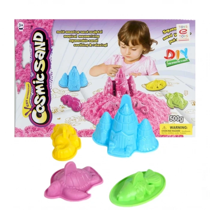 Üreticiniz Kozmik Oyun Kumu Seti 500 Gr.