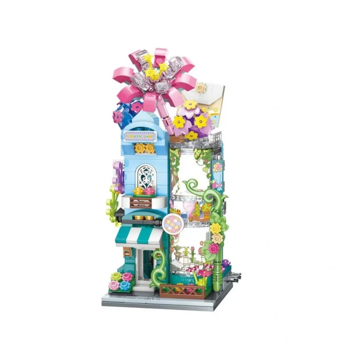 Üreticiniz Kp28016 Keeppley Grenness Flower Store Blok Seti