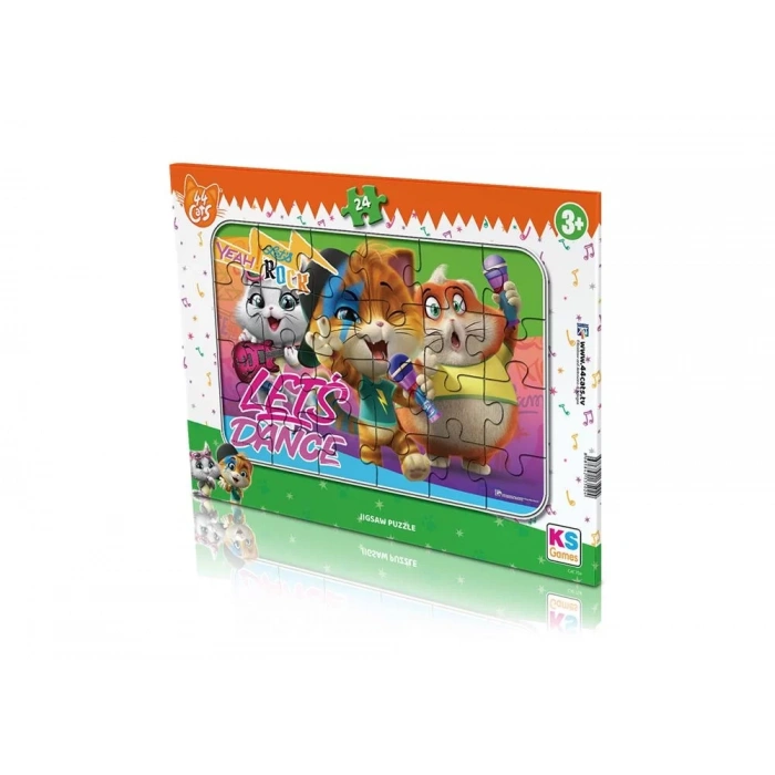 Üreticiniz Ks Games 24 Parça Cats  Frame Puzzle