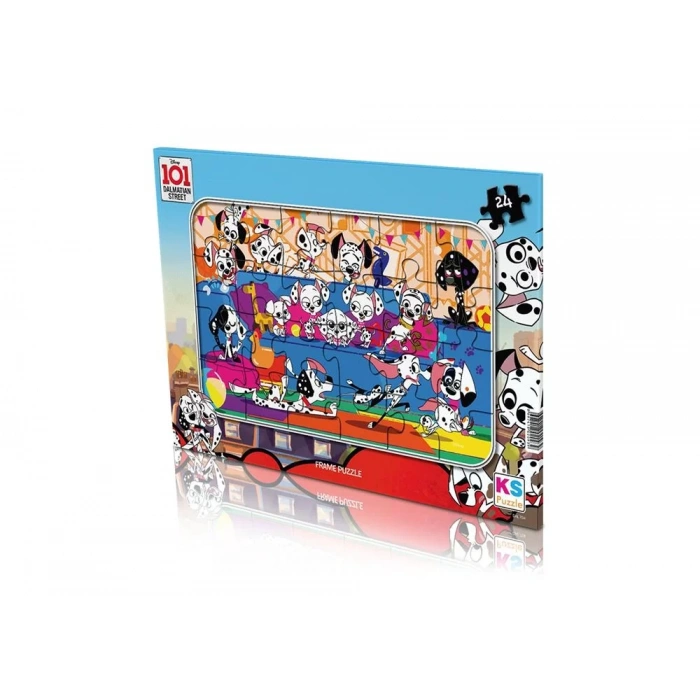 Üreticiniz Ks Games 24 Parça Dalmation Frame Puzzle