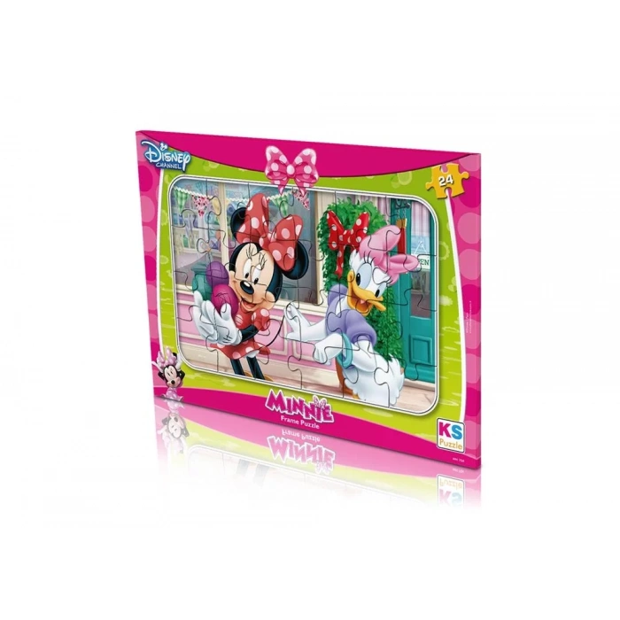 Üreticiniz Ks Games 24 Parça Minnie Frame Puzzle