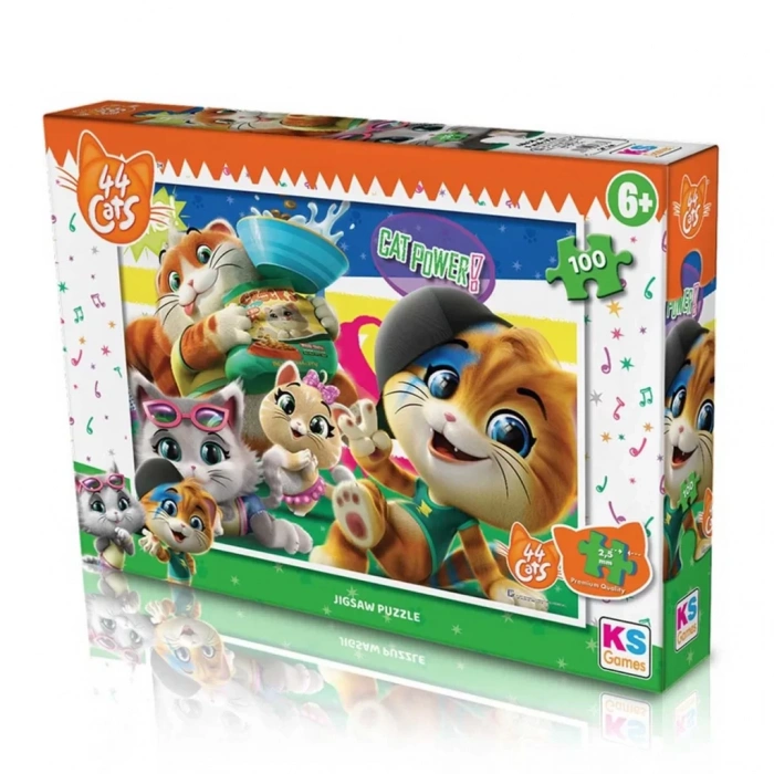 Üreticiniz Ks Games 44 Cats 100 Parça Puzzle